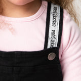 Polly Detailed Pinafore - Black