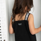 Polly Detailed Pinafore - Black