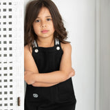 Polly Detailed Pinafore - Black