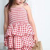 Poppy Check Bubble Dress