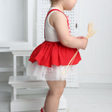 Poppy Check Overall Dress