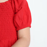 Poppy Puff Sleeve Dress