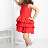 Poppy Layered Linen Dress