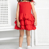 Poppy Layered Linen Dress