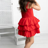 Poppy Layered Linen Dress