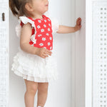 Poppy Frill Top & Skirt Set-Cracked Soda