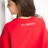 Vienna Detailed Strap Hoodie - Red