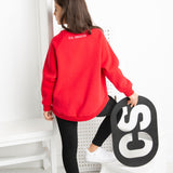 Vienna Detailed Strap Hoodie - Red