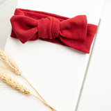 Scarlett Ribbed Headband - Cherry