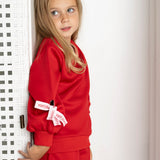 Scarlett Bow Crew - Cherry