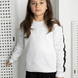 Ridge Detailed Crew White