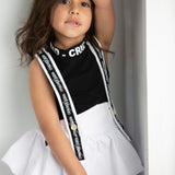 Sadie Overall Dress - White