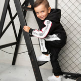 Sammy Black Detailed Hoodie