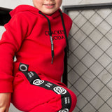Sammy Detailed Hoodie - Red