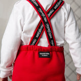 Sammy Detailed Overalls - Red