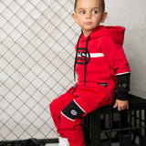 Sammy Detailed Trackpants - Red
