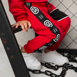 Sammy Detailed Trackpants - Red