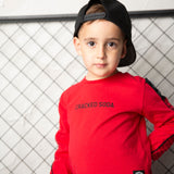 Sammy Detailed Tee - Red