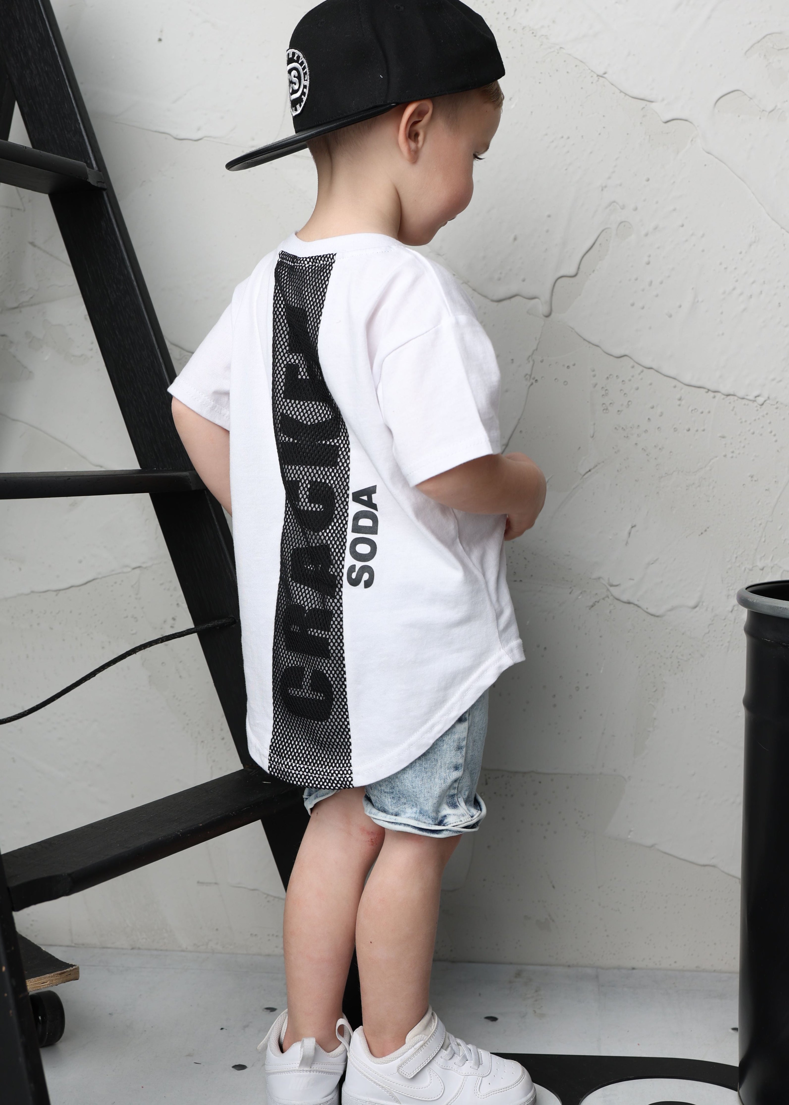 Bodhi Detailed Back Tee - White-Clothing-Cracked Soda