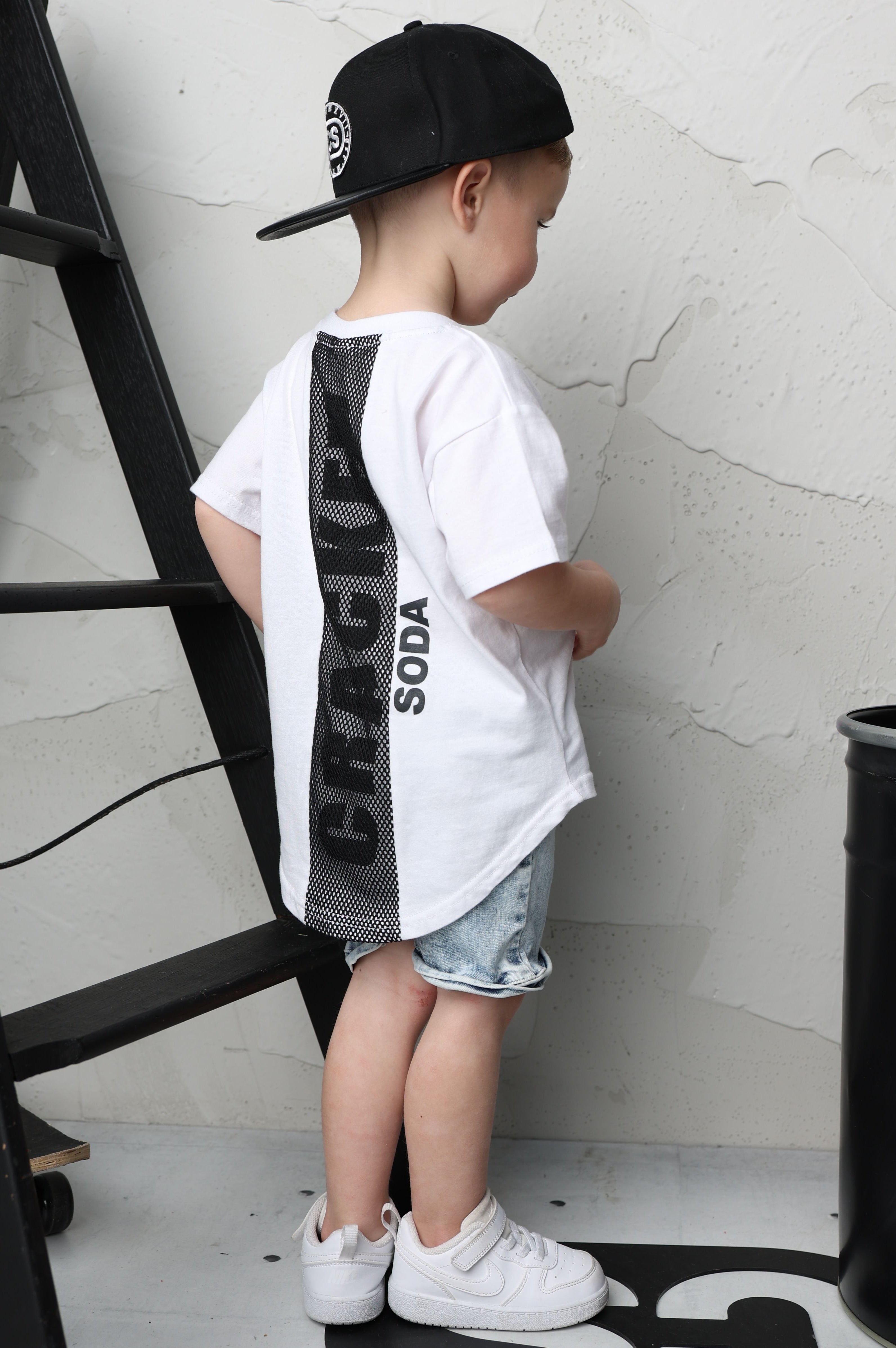 Bodhi Detailed Back Tee - White-Clothing-Cracked Soda