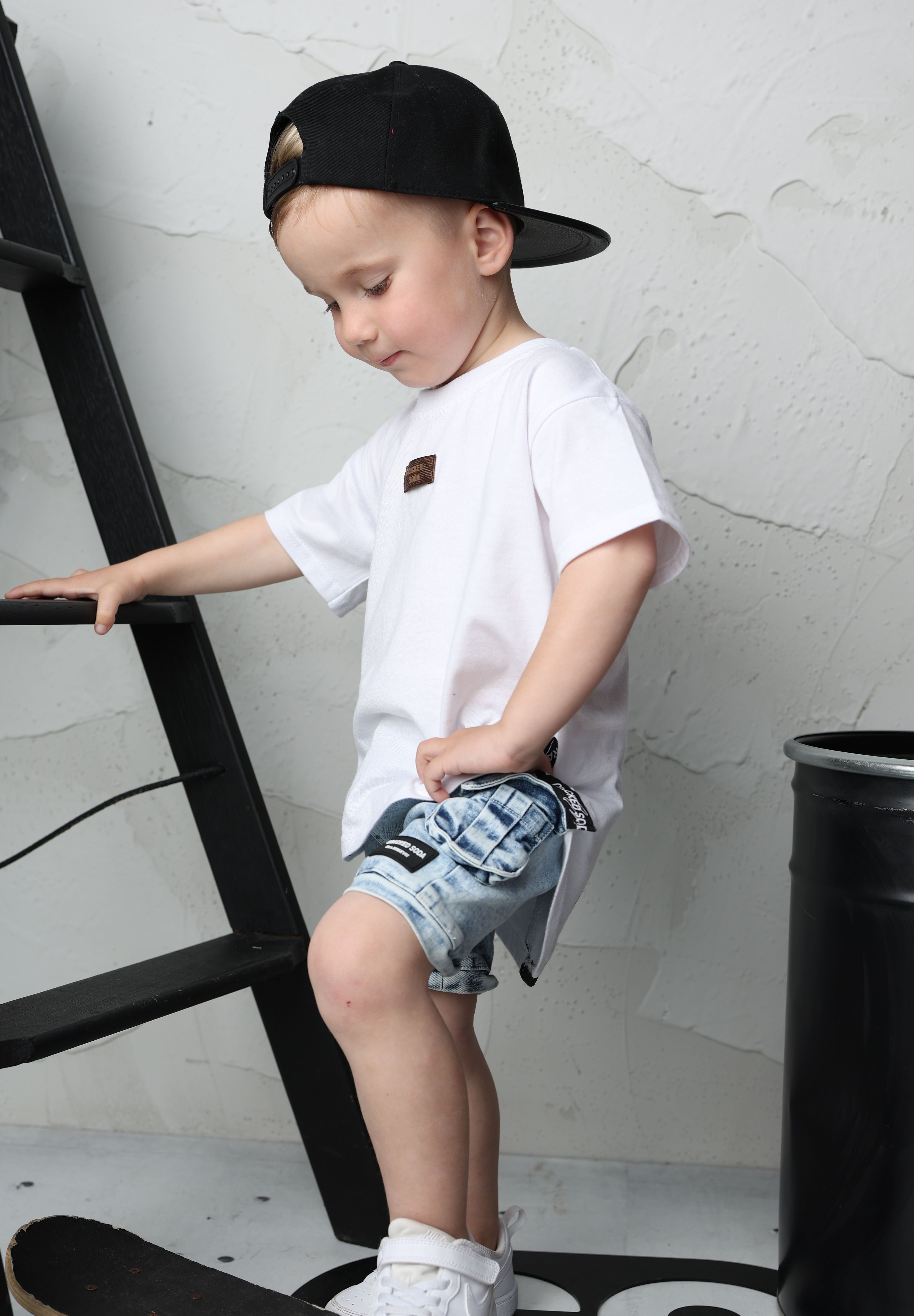 Bodhi Detailed Back Tee - White-Clothing-Cracked Soda