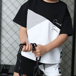 Sammy Multi Tee & Short Set-Cracked Soda