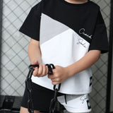 Sammy Multi Tee & Short Set-Cracked Soda