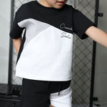 Sammy Multi Tee & Short Set-Cracked Soda