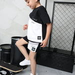 Sammy Multi Tee & Short Set-Cracked Soda