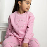 Savannah Crew & Pant Set - Bubblegum Pink