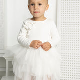 Scarlett Bow Tutu - Cream White