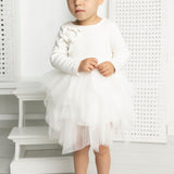 Scarlett Bow Tutu - Cream White