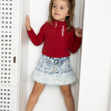 Sadie Denim Skirt - Blue