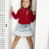 Sadie Denim Skirt - Blue