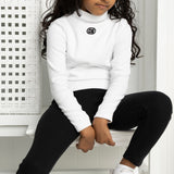 Scarlett Ribbed Fleece Leggings - Black