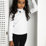 Scarlett Ribbed Fleece Leggings - Black