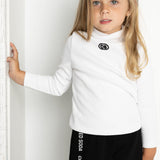 Scarlett Detailed Ribbed Fleece L/S - Cream White