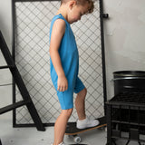 Ezra Romper - Blue