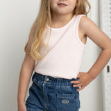 Stella Ribbed Tank - Pink