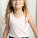 Stella Ribbed Tank - Pink