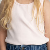 Stella Ribbed Tank - Pink