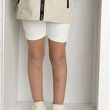 Stella Ribbed Shorts - White