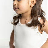 Stella Ribbed Tank - White