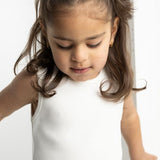 Stella Ribbed Tank - White