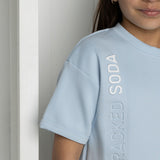 Embossed Tee Blue