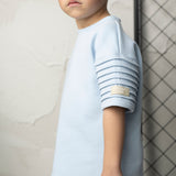 Storm Embossed Tee - Blue