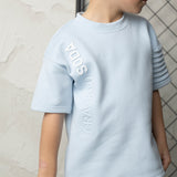 Storm Embossed Tee - Blue