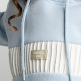 Detailed Hoodie Blue