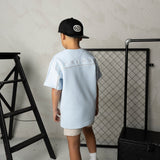 Storm Piping Box Tee - Blue