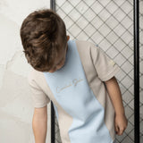 Storm Scoop Multi Tee - Blue/Pebble